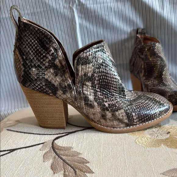 Jeffrey Campbell Women's Snakeskin Ankle Boots