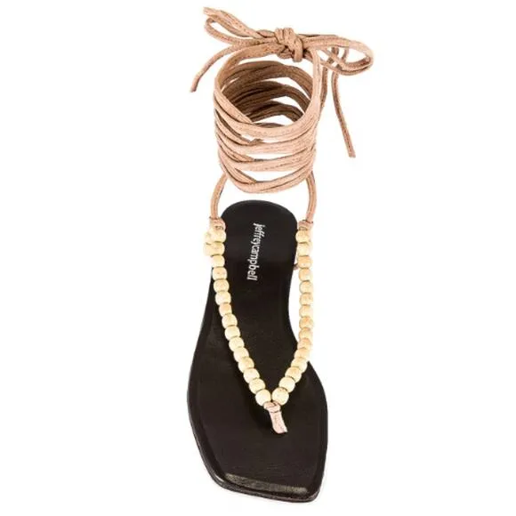 Jeffrey Campbell Xeniah Sandal in Natural Size 6