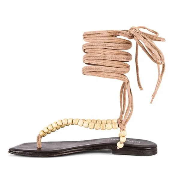 Jeffrey Campbell Xeniah Sandal in Natural Size 6