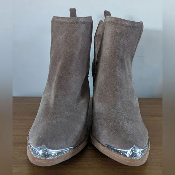 Jeffrey Campbell Western Country Chic Coastal Cowgirl Eclectic Ankle Boots 9 1/2