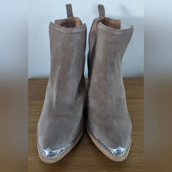 Jeffrey Campbell Western Country Chic Coastal Cowgirl Eclectic Ankle Boots 9 1/2