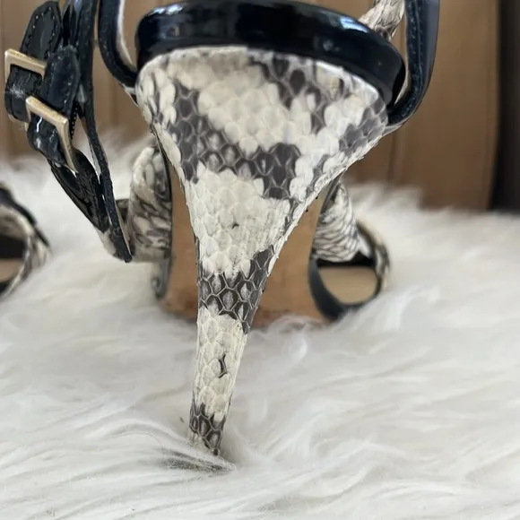Jimmy Choo Black and White Women's Sandals