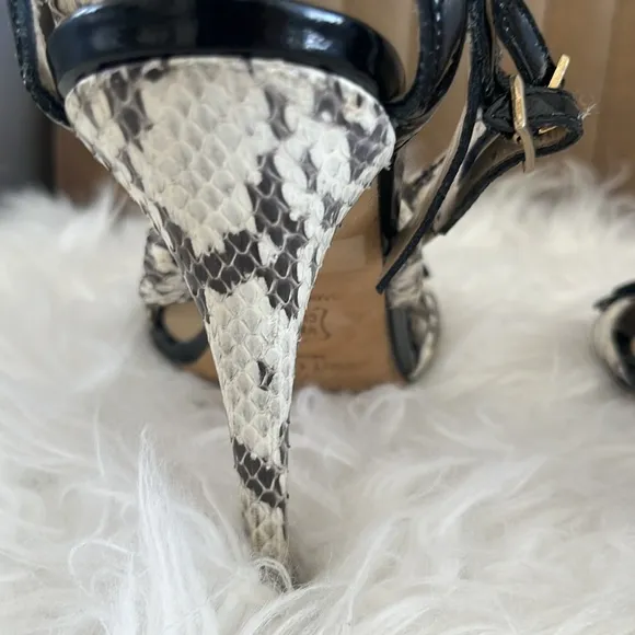 Jimmy Choo Black and White Women's Sandals