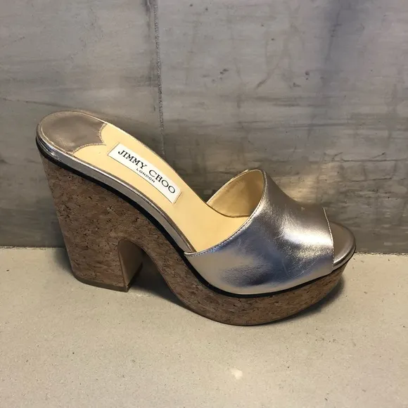 Jimmy Choo Deedee 125 Platform Heeled Sandal 38