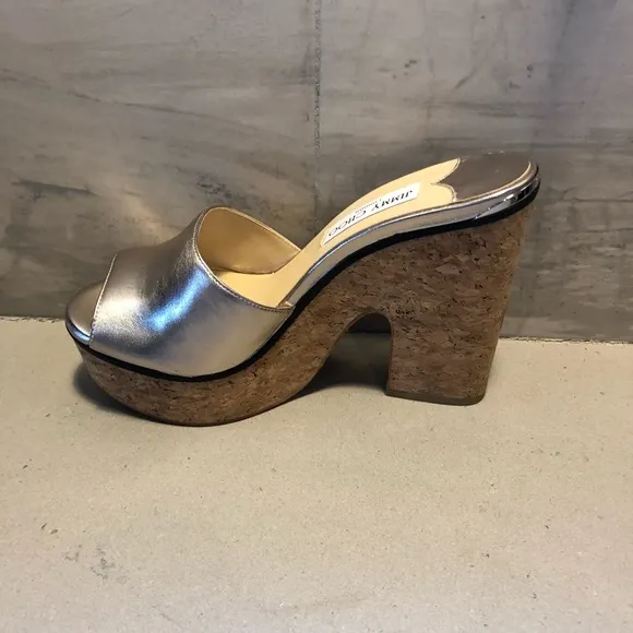 Jimmy Choo Deedee 125 Platform Heeled Sandal 38