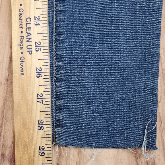 Joes Skinny Jeans Womens 24 Blue Flawless Raw Hem Stretch San Dimas Wash