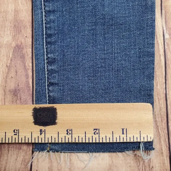 Joes Skinny Jeans Womens 24 Blue Flawless Raw Hem Stretch San Dimas Wash