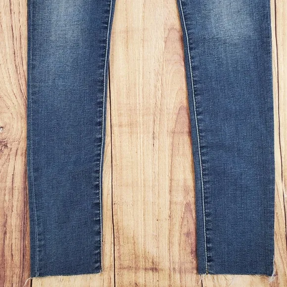 Joes Skinny Jeans Womens 24 Blue Flawless Raw Hem Stretch San Dimas Wash