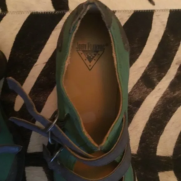 John Fluevog shoes size 12W 10M  New