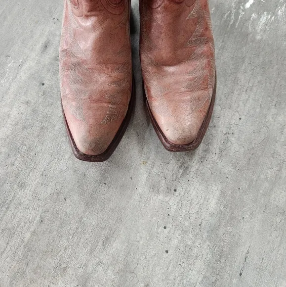 Johnny Ringo Vintage Pink Western Cowboy Cowgirl Boots