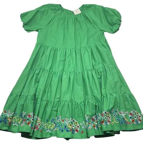 Johnny Was Amanza Eyelet Embroidered Mini Dress Size Medium
