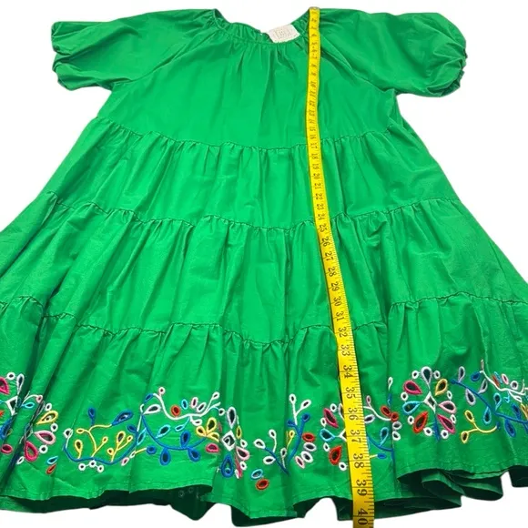 Johnny Was Amanza Eyelet Embroidered Mini Dress Size Medium