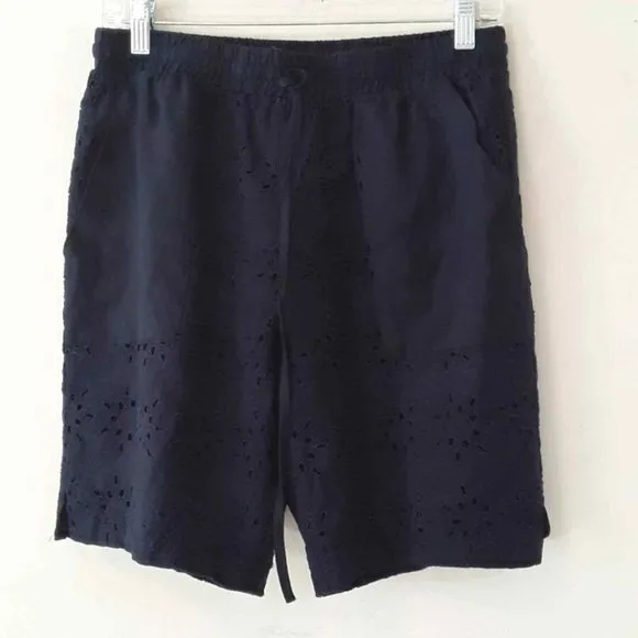 Johnny Was Jade Nora Linen Eyelet Shorts S