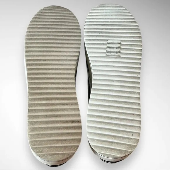 JOIE‎ Women's Dabnis White Stripe Platform Sneakers Size 37 | EUC
