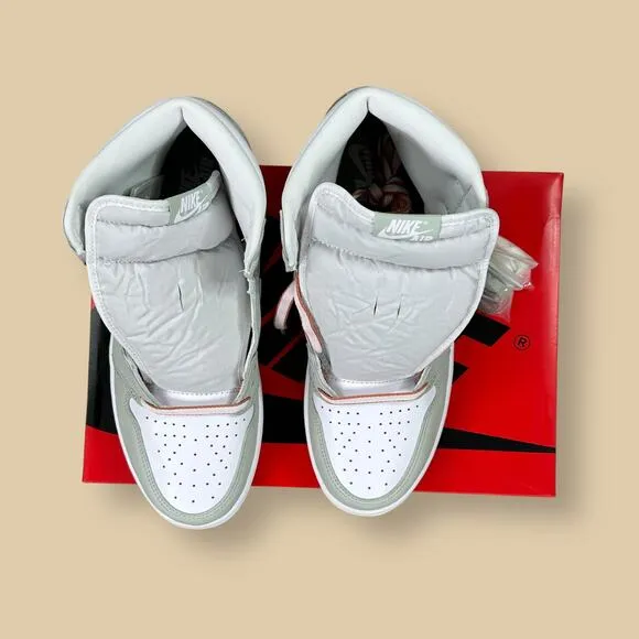 Jordan 1 Retro High OG Seafoam Green White Shoes CD0461-002 NWT Mens 10