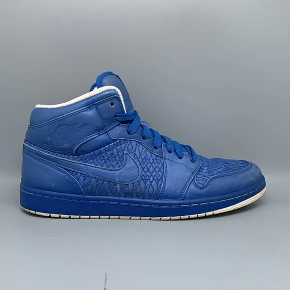 Jordan 1 Retro Phat Premier Royal Basketball Shoes 375173-400 Men's Sz 12 EU46