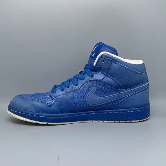 Jordan 1 Retro Phat Premier Royal Basketball Shoes 375173-400 Men's Sz 12 EU46