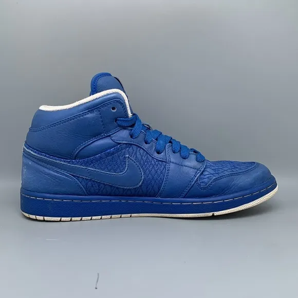 Jordan 1 Retro Phat Premier Royal Basketball Shoes 375173-400 Men's Sz 12 EU46