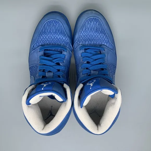 Jordan 1 Retro Phat Premier Royal Basketball Shoes 375173-400 Men's Sz 12 EU46