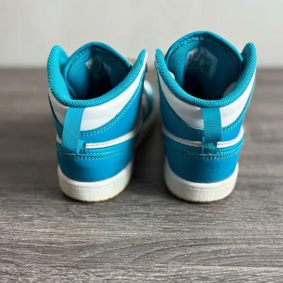 Jordan 1 White/Teal Sneakers 2.5Y