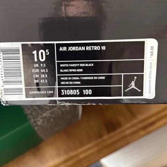 Jordan 10 ( PRICE FIRM)