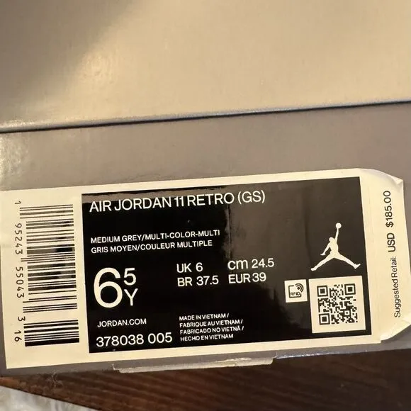 Jordan 11 Retro Cool Grey Shoes