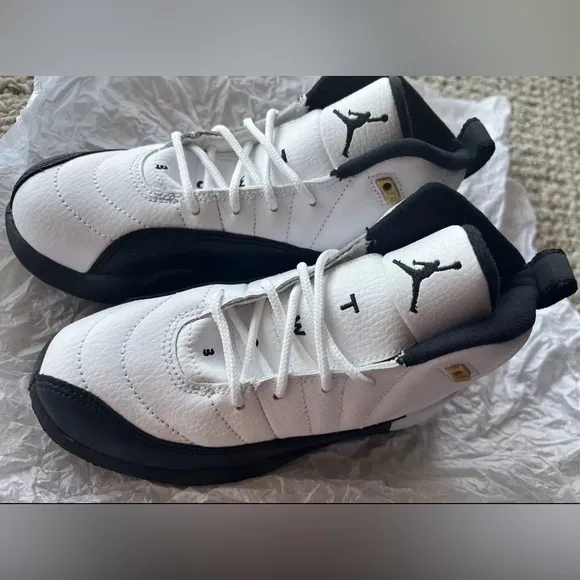 Jordan 12 Retro (PS) Black Taxi Varsity