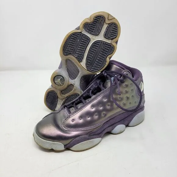 Jordan 13 Retro Boys‎ Size 4.5Y Mid Shoes Sneakers Jumpman Air Dark Raisin Youth