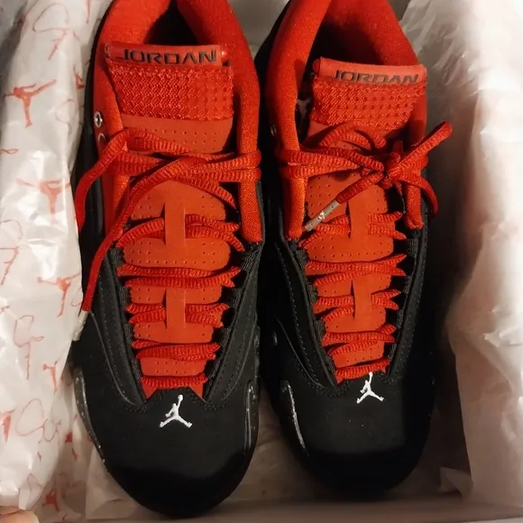 Jordan 14 Retro Low Red Lipstick