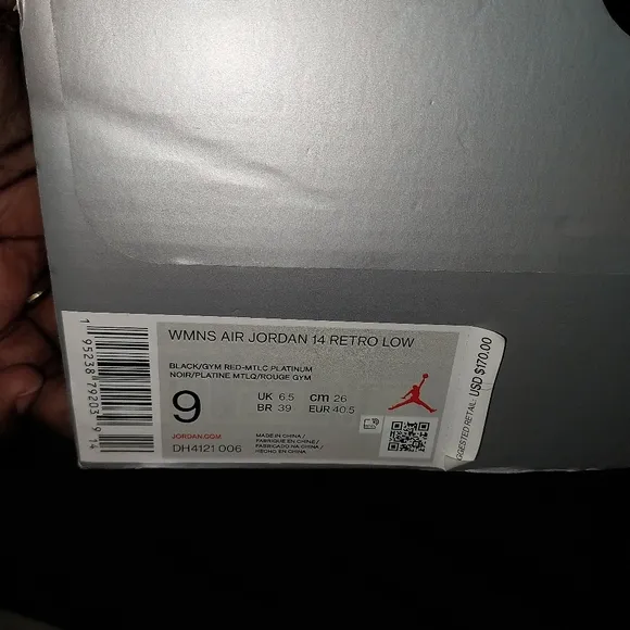 Jordan 14 Retro Low Red Lipstick