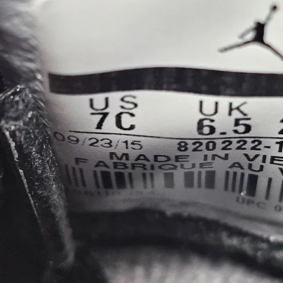 Jordan 2 Retro BT Toddlers' Shoes‎ White-Black-Dark Grey Size 7C