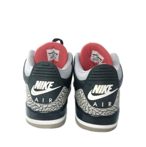 Jordan 3 Retro Black Cement Shoes Men's Size 14 Sneakers- 854262-001