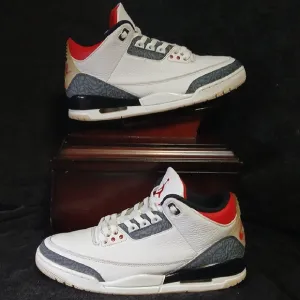 Jordan 3 Retro Denim SE 'FIRE RED' Mens-11   100% Authentic!