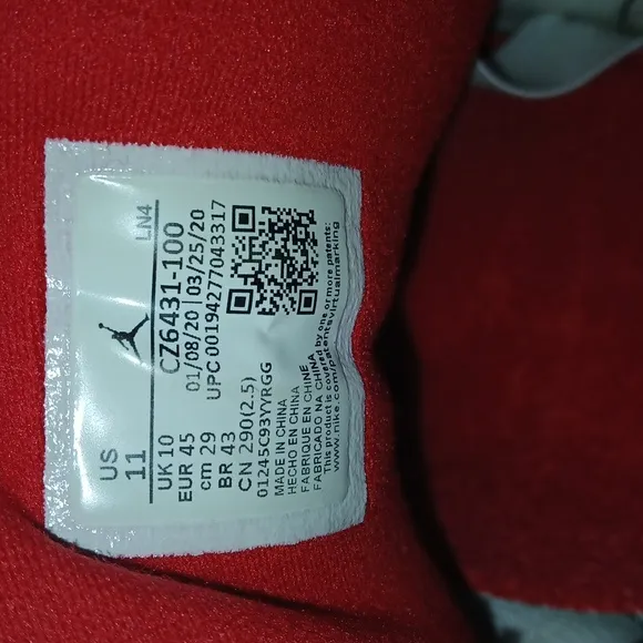 Jordan 3 Retro Denim SE 'FIRE RED' Mens-11   100% Authentic!