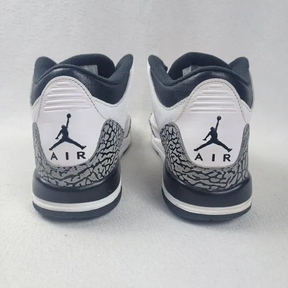 Jordan 3 Retro Infrared 23 Shoes Youth Size 7Y White Mid Sneakers 398614-123
