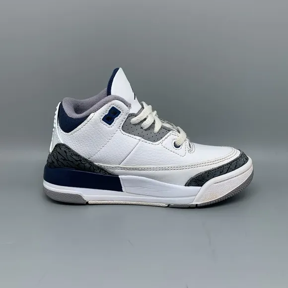 Jordan 3 Retro Midnight Navy Shoes Toddler Sz 11C