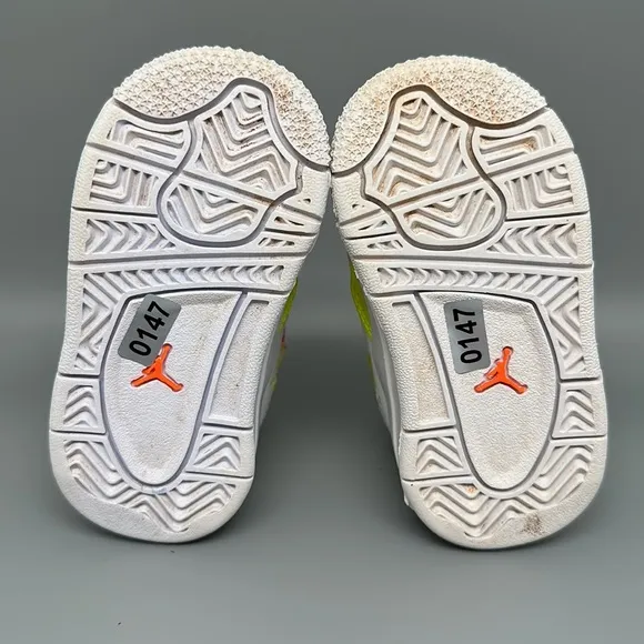 Jordan 4 Retro SE TD Lemon Venom Toddler Shoes Sz 4C