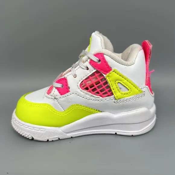Jordan 4 Retro SE TD Lemon Venom Toddler Shoes Sz 4C
