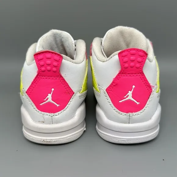 Jordan 4 Retro SE TD Lemon Venom Toddler Shoes Sz 4C