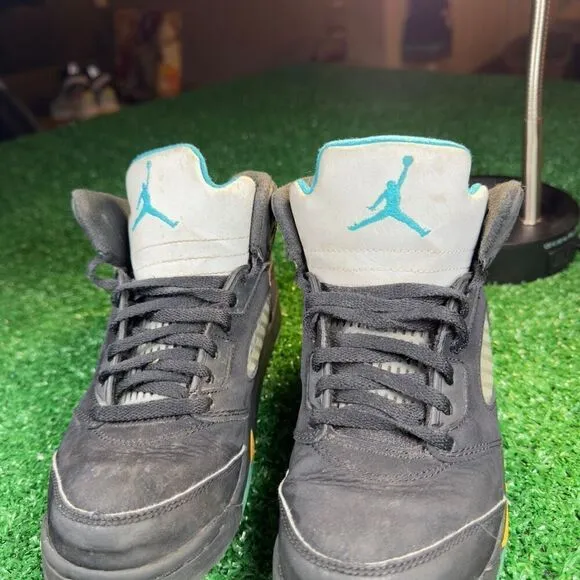 JORDAN 5 RETRO AQUA GS - Kids Sneakers Shoes - SIZE 3Y