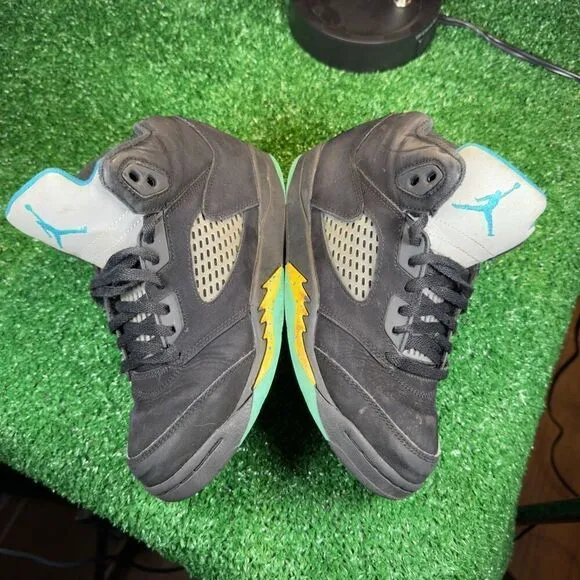 JORDAN 5 RETRO AQUA GS - Kids Sneakers Shoes - SIZE 3Y