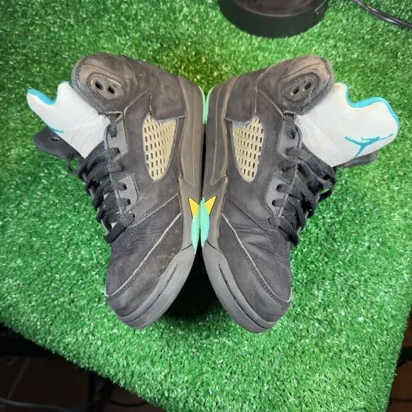 JORDAN 5 RETRO AQUA GS - Kids Sneakers Shoes - SIZE 3Y