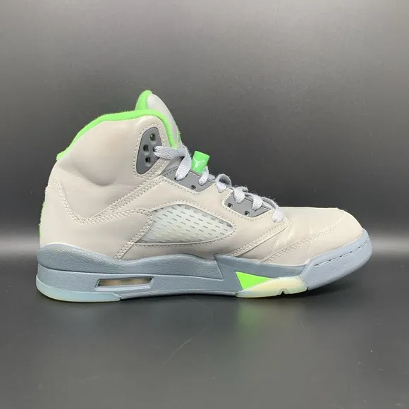 Jordan 5 Retro Green Bean Basketball Shoes DQ3734-003 Youth Sz 6 Women’s Sz 7.5