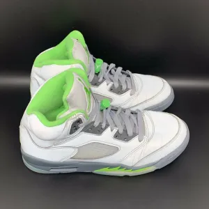 Jordan 5 Retro Green Bean Basketball Shoes DQ3734-003 Youth Sz 6 Women’s Sz 7.5
