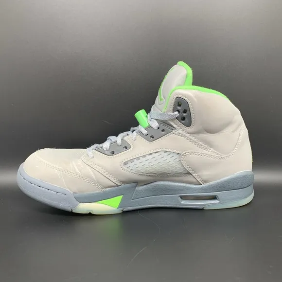 Jordan 5 Retro Green Bean Basketball Shoes DQ3734-003 Youth Sz 6 Women’s Sz 7.5