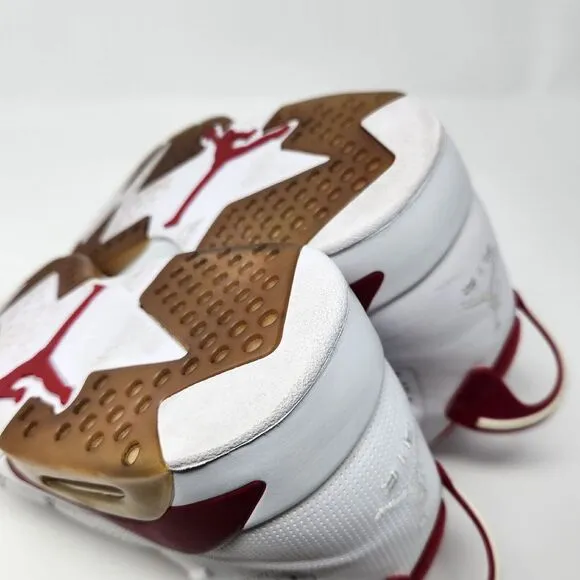 Jordan 6 Retro Alternate Hare 2017 Size 11.5 White‎ Red Grey Nike Air Shoes