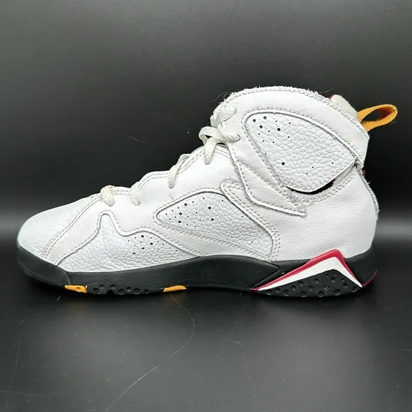 Jordan 7 Retro Cardinal Basketball Shoes Boys Youth Sz 3