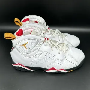 Jordan 7 Retro Cardinal Basketball Shoes Boys Youth Sz 3