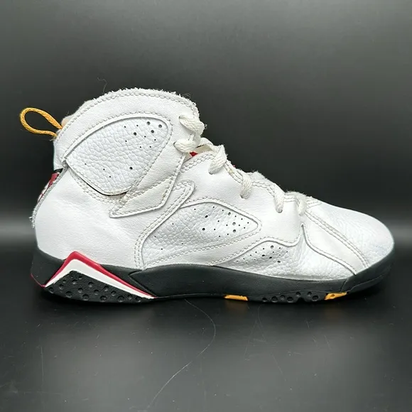 Jordan 7 Retro Cardinal Basketball Shoes Boys Youth Sz 3