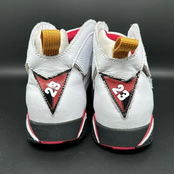 Jordan 7 Retro Cardinal Basketball Shoes Boys Youth Sz 3